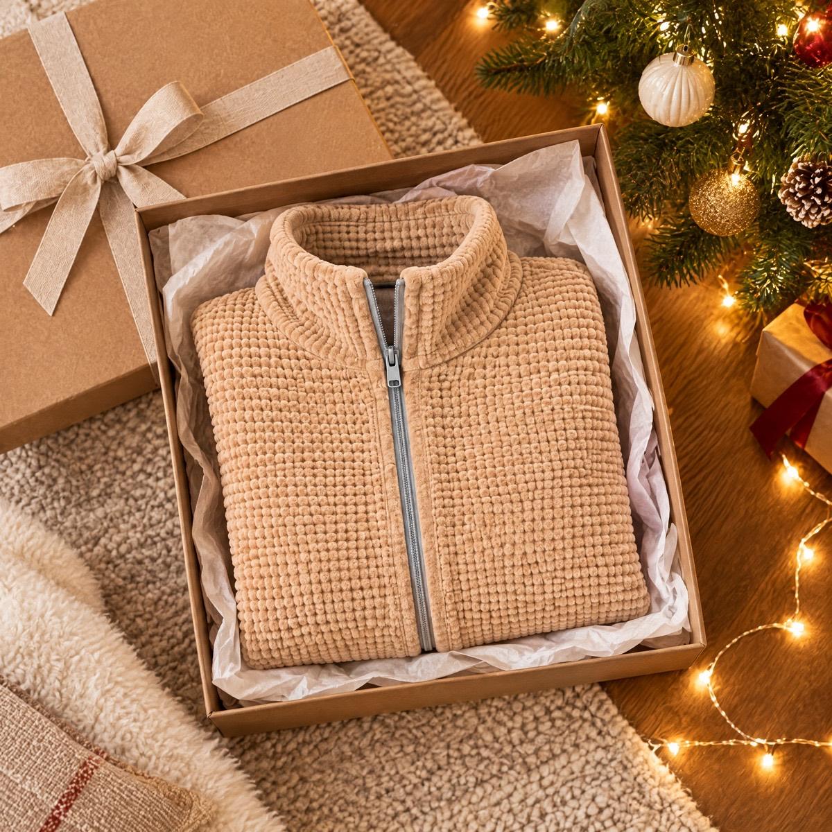 Coocoat folded in a gift box